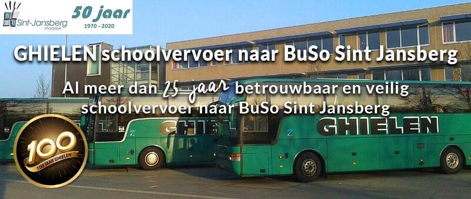 Schoolvervoer naar BuSO Sint Jansberg in Maaseik