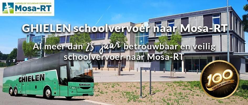 Schoolvervoer naar Mosa RT in Maaseik België